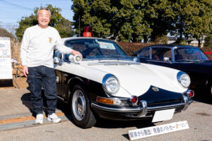 Porsche 912 donated by Mizwa Motors to Kanagawa Prefectural Police in 1968