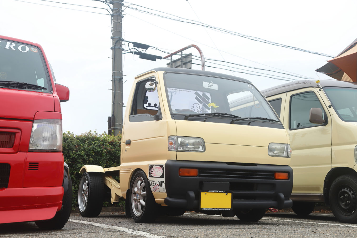 Kei（4/4） 4WD Suzuki Kei-car “Carry Truck” Daringly Customized To 2WD