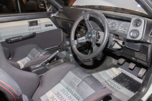 Toyota AE86 Sprinter Trueno equipped with a tuned 4A-G engine from the late AE92