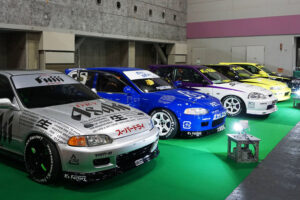 Snapshot of the Osaka Auto Messe 2024 venue