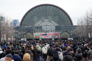 Snapshot of the Osaka Auto Messe 2024 venue