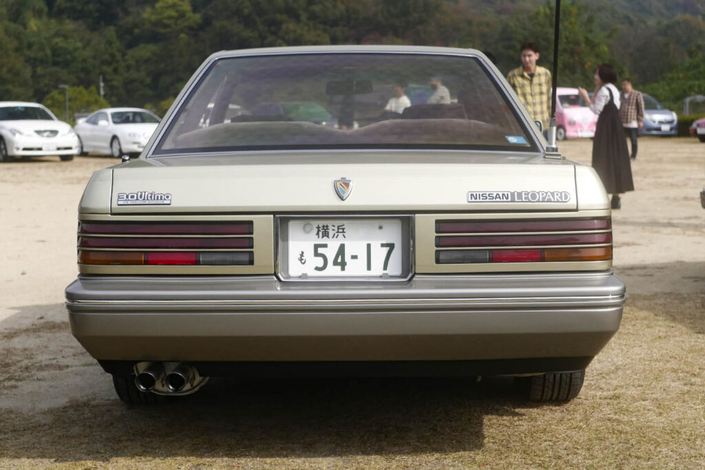 Nissan's second generation Leopard, a replica of the car used in the movie 