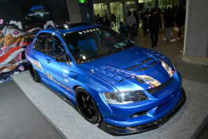 This Lancer Evolution IX won the number 1 vehicle at the Indonesian custom car show IMX in 2022