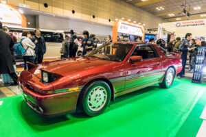 Toyota Supra fully restored by students of Toyota Automotive Engineering College of Kobe