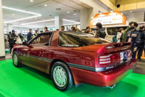 Toyota Supra fully restored by students of Toyota Automotive Engineering College of Kobe