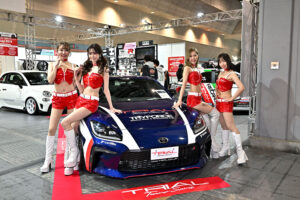 Trial exhibit booth at Osaka Auto Messe 2024