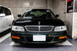 A 1998 Nissan Laurel Medalist and its owner, Mai Yazawa