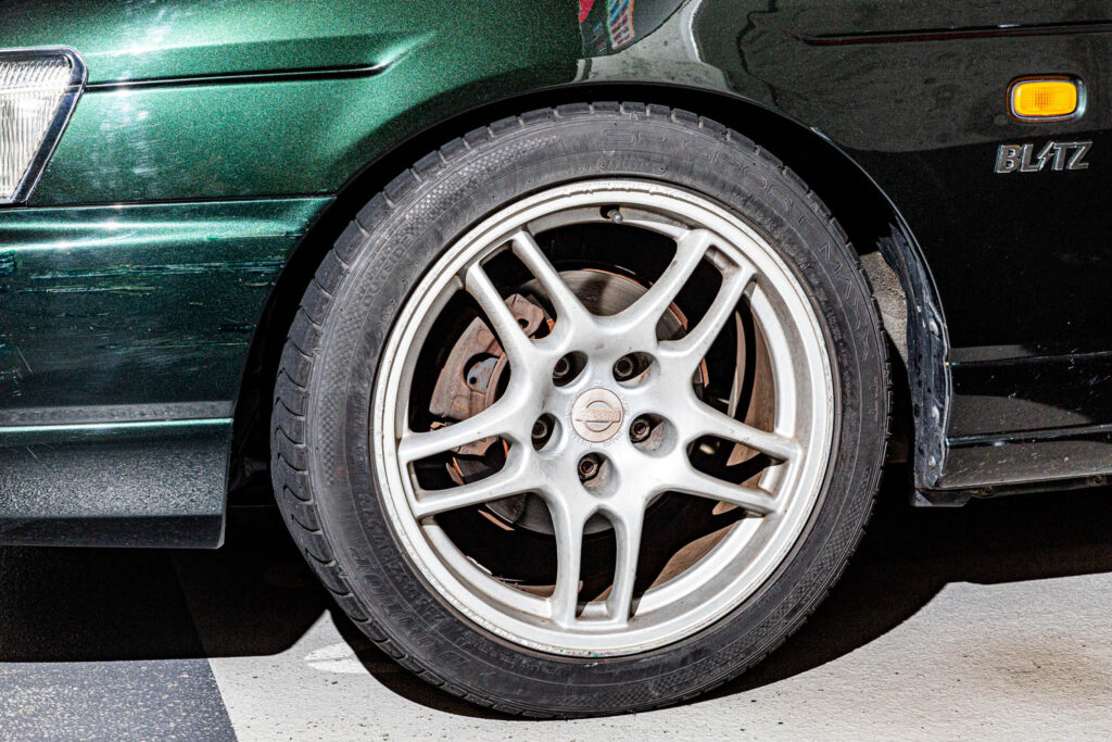 A 1998 Nissan Laurel Medalist and its owner, Mai Yazawa