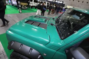 The 'ESTIRO Green Chopper' is a pickup truck version of the current Jimny