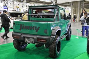 The 'ESTIRO Green Chopper' is a pickup truck version of the current Jimny