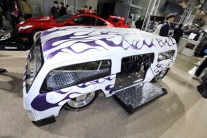 Custom machine built by students of Shizuoka Professional College of Automobile Technology
