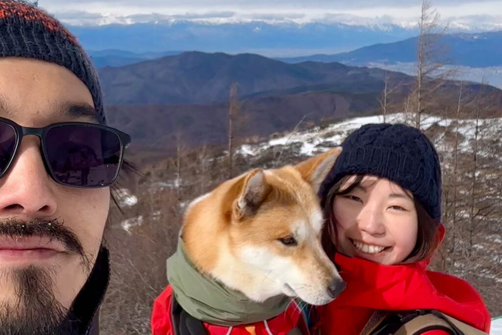 The 2018 Mazda Bongo Van with Daichi Mobara, Eri Fukada, and their dog Kerun