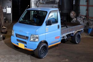 Honda Acty customized with a retro country American truck in mind