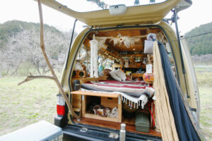 Mr. Miwa's DIY custom Mazda Bongo Van with van-life specifications