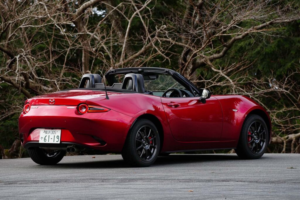 The latest model of Mazda's fourth-generation ND Roadster, which has undergone major improvements