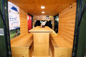 Mishima Daihatsu's “Quokka Wannabee” is a camper based on the Hijet Van from kei-car