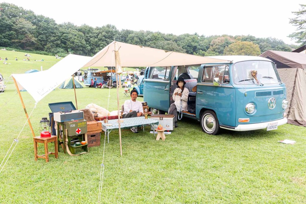 1968 Volkswagen Type 2 and its owner 