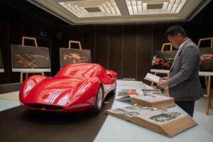 Mr. Uchino with 33 Stradale, limited to 33 units worldwide