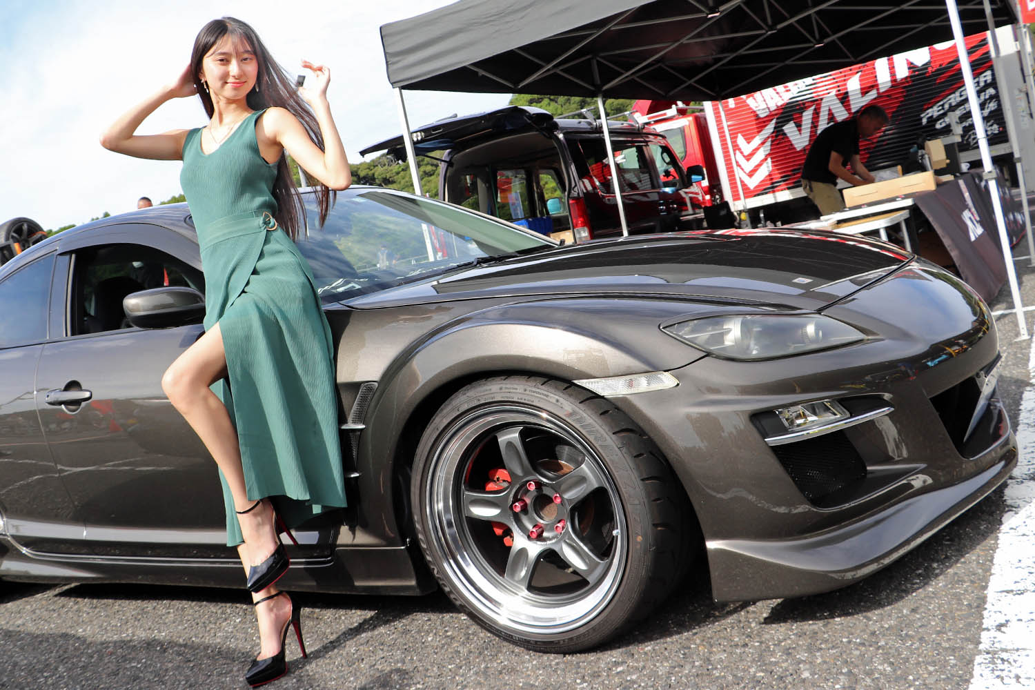 The Evolution of Elegance: A Model Ayaka's Transformed Mazda 'RX-8