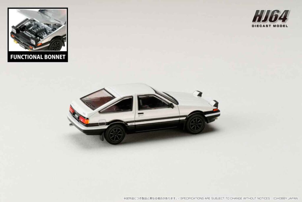 Die-cast 1/64 scale Toyota 
