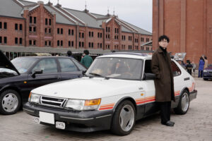 33-year-old Mr. Tomofumi Konno's favorite car is a 1993 Saab 900 Turbo S