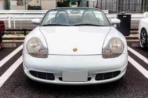1998 Porsche Boxster and its high school girl owner, Ms. Raika