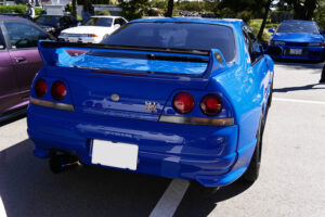 1996 Nissan Skyline GT-R LM Limited (R33 model) and its owner, Mr. Kawamura