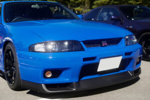 1996 Nissan Skyline GT-R LM Limited (R33 model) and its owner, Mr. Kawamura