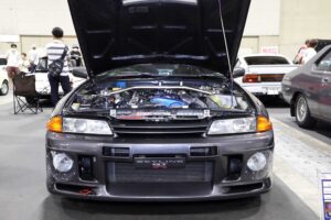 Mr. Abe bought a new Nissan R32 Skyline GT-R in 1992 and has been driving it ever since