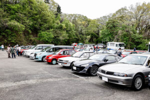 More than 200 hobbyist cars gathered for the 15th Jibiken Meeting