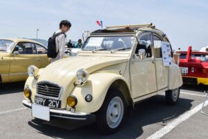 The exhibition area was almost divided into areas for display vehicles by country of production, such as the U.K., Germany, France, Italy, the U.S., and Japan