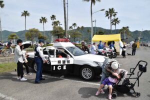 The exhibition area was almost divided into areas for display vehicles by country of production, such as the U.K., Germany, France, Italy, the U.S., and Japan