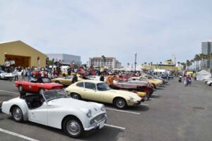 The exhibition area was almost divided into areas for display vehicles by country of production, such as the U.K., Germany, France, Italy, the U.S., and Japan