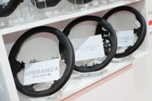 TISSO steering wheel at Osaka Auto Messe 2024