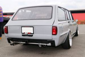 Nissan 3rd-generation C10 Skyline (a.k.a. Hakosuka) converted from a sedan to a van