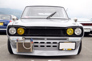 Nissan 3rd-generation C10 Skyline (a.k.a. Hakosuka) converted from a sedan to a van