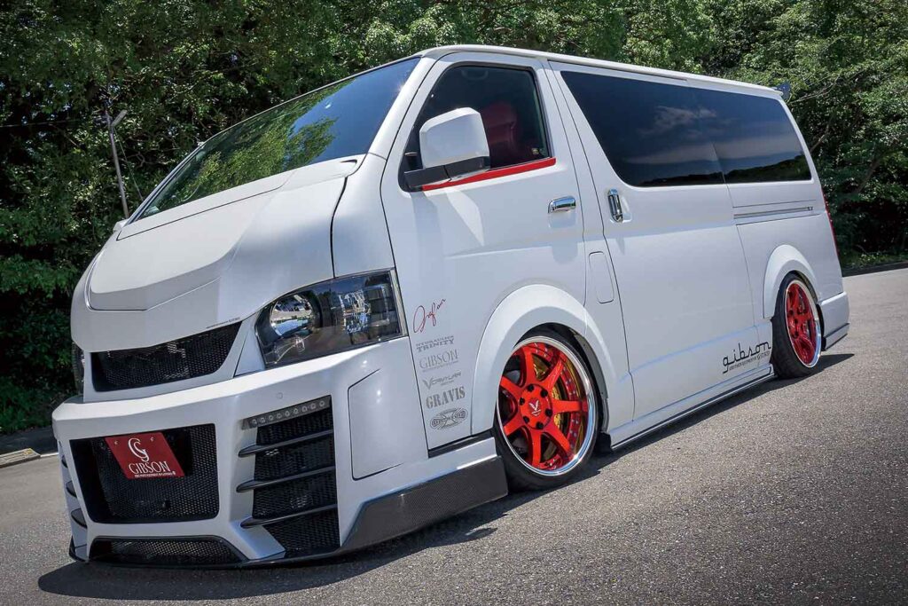 The latest custom styles of the Toyota Hiace