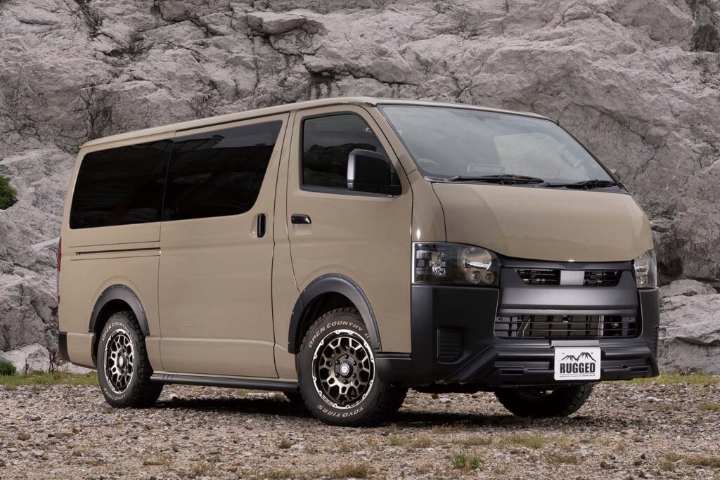 The latest custom styles of the Toyota Hiace