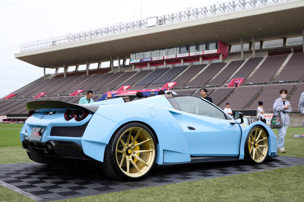 Novitec Ferrari 812 GTS N-LARGO 1 of 1 FULL VISIBLE CARBON: Special reception to celebrate the completion will be held in Osaka, Japan on May 30, 2024 at YODOKO SAKURA Stadium in Osaka City with great fanfare.