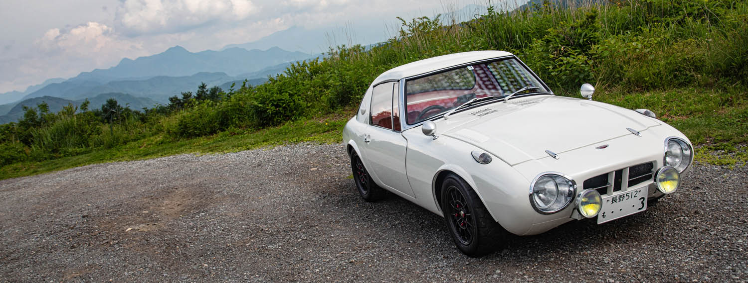 She’s a Classic: Lady Behind the Wheel of a Toyota Sports 800
