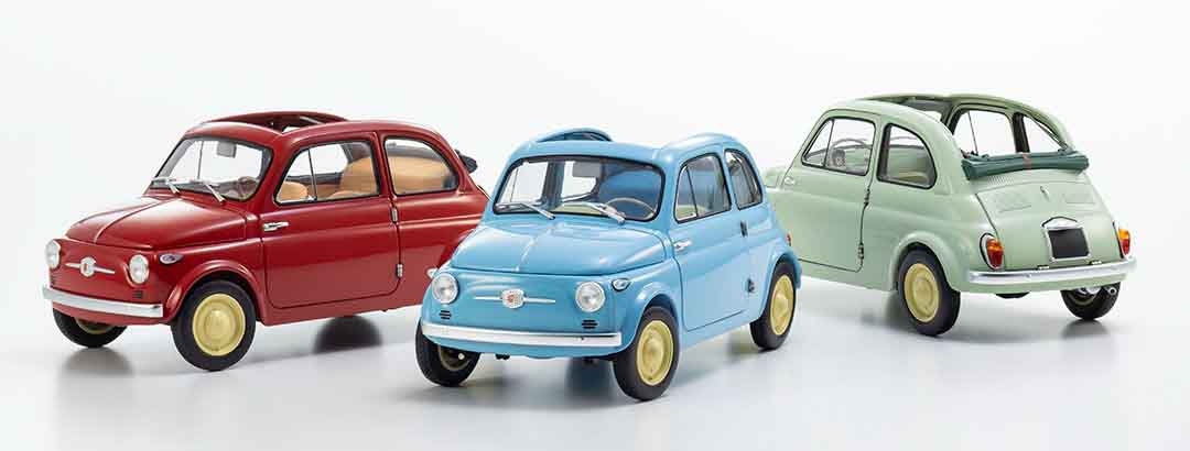 They Shrank the ‘Nuova 500’?! KYOSHO ORIGINAL Revives 5-month Production Fiat in 1/18 Scale!