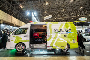 HKS e-Hiace Multi-Energy Concept attracts attention at Tokyo Auto Salon 2024