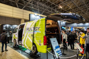 HKS e-Hiace Multi-Energy Concept attracts attention at Tokyo Auto Salon 2024