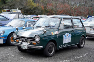 The Maruyama family's 1968 Honda N360 (N1) that participated in the Milky Way Rally