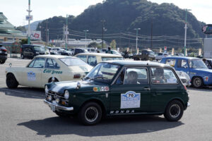 The Maruyama family's 1968 Honda N360 (N1) that participated in the Milky Way Rally