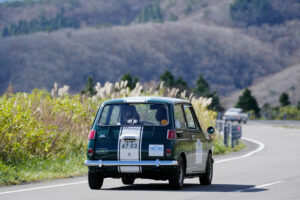 The Maruyama family's 1968 Honda N360 (N1) that participated in the Milky Way Rally