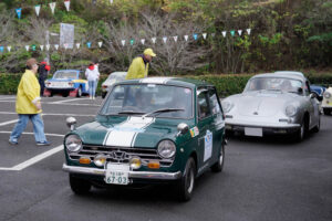 The Maruyama family's 1968 Honda N360 (N1) that participated in the Milky Way Rally