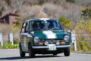 The Maruyama family's 1968 Honda N360 (N1) that participated in the Milky Way Rally