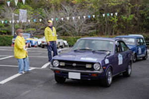 The Maruyama family's 1968 Honda N360 (N1) that participated in the Milky Way Rally