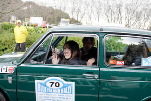 The Maruyama family's 1968 Honda N360 (N1) that participated in the Milky Way Rally